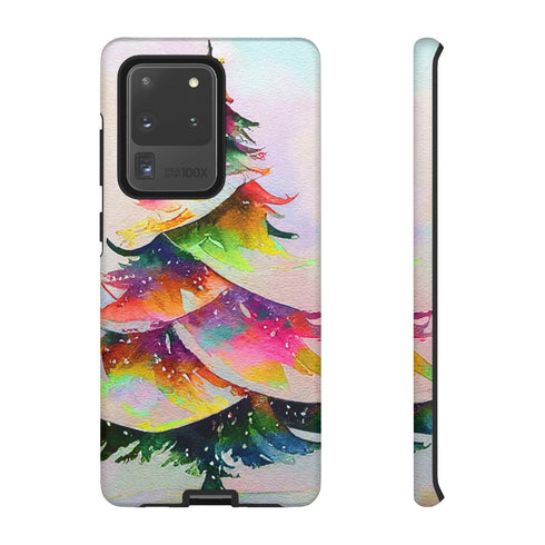 Swooshy Christmas Tree - Impact Resistant Phone Case Samsung Galaxy S20 Ultra Matte